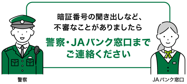 詐欺被害にあわないために