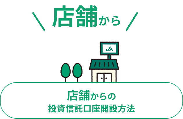 店舗からの投資信託口座開設方法